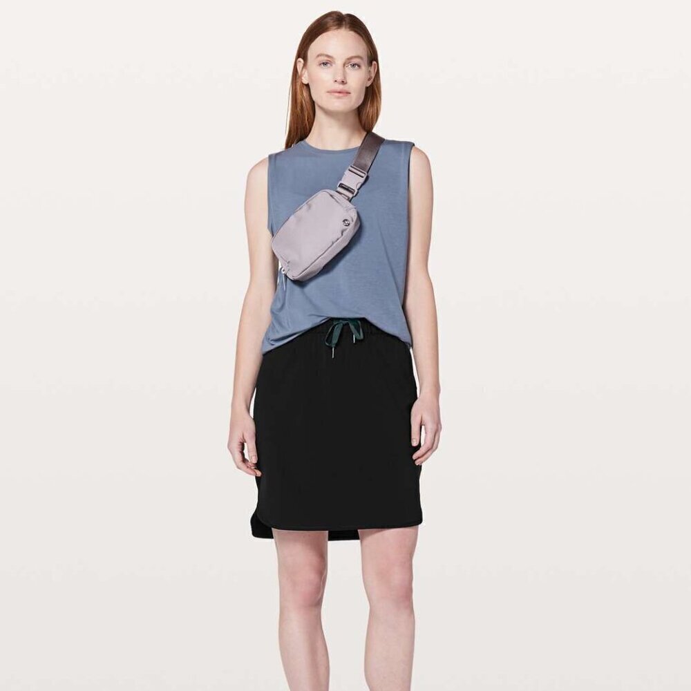Lululemon On The Fly Skirt *21" Black Luxtreme Athleisure Skirt- Size 6